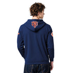 NFL CHICAGO BEARS CITY ARCH CHANDAIL À CAPUCHON EN MOLLETON POUR HOMME (MARINE MINUIT)