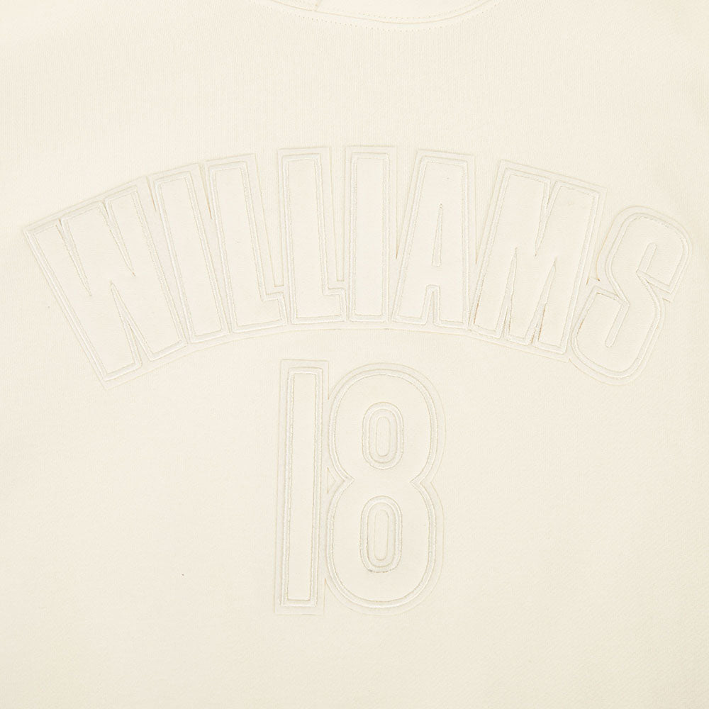 NFL CHICAGO BEARS CALEB WILLIAMS #18 NEUTRAL DROP SHOULDER FLC POUR HOMME (COQUILLE D'ŒUF)