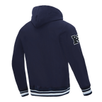 NFL CHICAGO BEARS LETTERMAN CHANDAIL À CAPUCHON POUR HOMME (MARINE MINUIT)