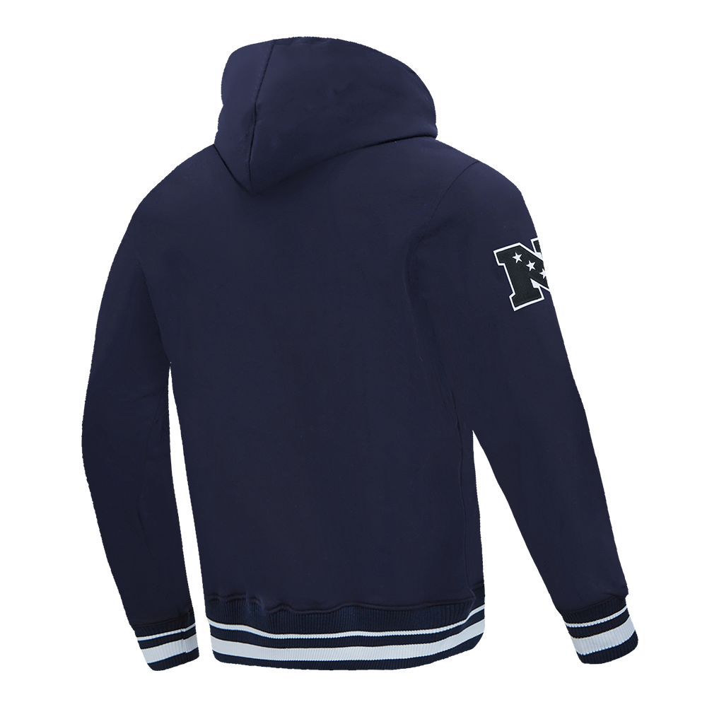 NFL CHICAGO BEARS LETTERMAN CHANDAIL À CAPUCHON POUR HOMME (MARINE MINUIT)