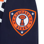 NFL CHICAGO BEARS LETTERMAN CHANDAIL À CAPUCHON POUR HOMME (MARINE MINUIT)