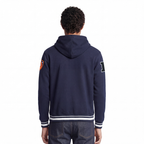 NFL CHICAGO BEARS LETTERMAN CHANDAIL À CAPUCHON POUR HOMME (MARINE MINUIT)
