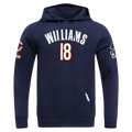 NFL CHICAGO BEARS CALEB WILLIAMS #18 CLASSIC PNN MEN'S DK PO HOODIE (MIDNIGHT NAVY)