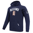 NFL CHICAGO BEARS CALEB WILLIAMS #18 CLASSIC PNN MEN'S DK PO HOODIE (MIDNIGHT NAVY)