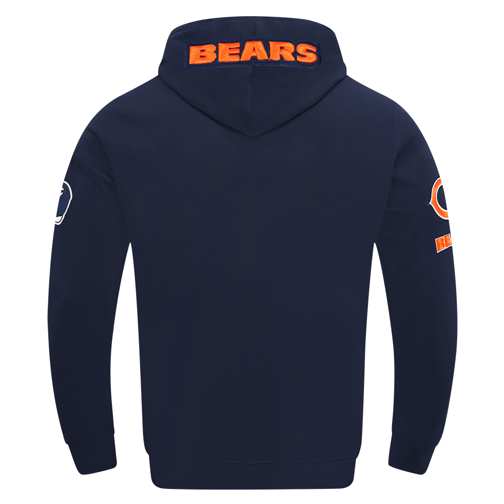NFL CHICAGO BEARS CALEB WILLIAMS #18 CLASSIC PNN MEN'S DK PO HOODIE (MIDNIGHT NAVY)