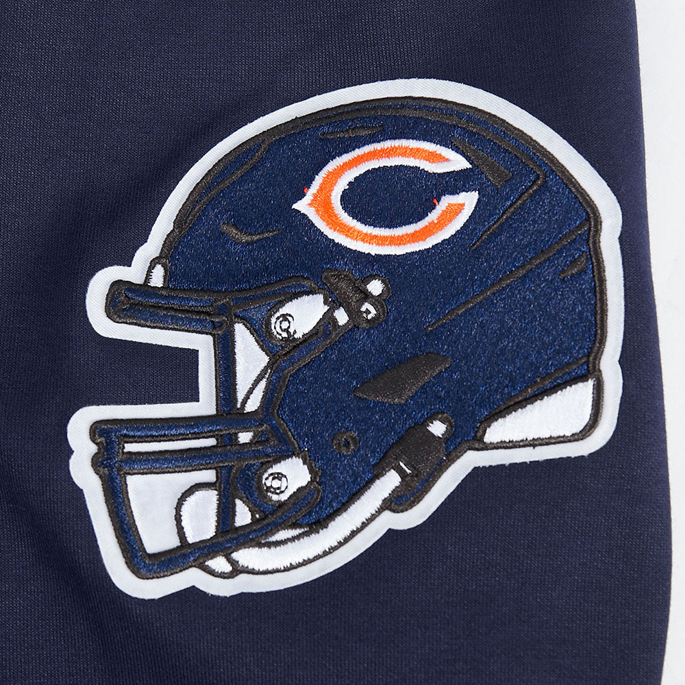 NFL CHICAGO BEARS CALEB WILLIAMS #18 CLASSIC PNN MEN'S DK PO HOODIE (MIDNIGHT NAVY)