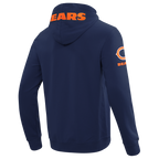 NFL CHICAGO BEARS CLASSIC CHENILLE CHANDAIL À CAPUCHON À GLISSIÈRE POUR HOMME (MARINE MINUIT)
