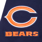 NFL CHICAGO BEARS CLASSIC CHENILLE CHANDAIL À CAPUCHON À GLISSIÈRE POUR HOMME (MARINE MINUIT)