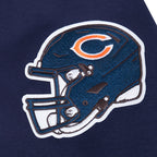 NFL CHICAGO BEARS CLASSIC CHENILLE CHANDAIL À CAPUCHON À GLISSIÈRE POUR HOMME (MARINE MINUIT)