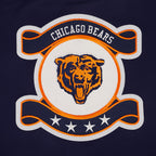 NFL CHICAGO BEARS ORIGINAL PLAYERS MEN'S PULL OVER HOODIE (MIDNIGHT NAVY/EGGSHELL)