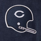 NFL CHICAGO BEARS FIRST TEAM MEN'S PULL OVER HOODIE (WASHED MIDNIGHT NAVY)