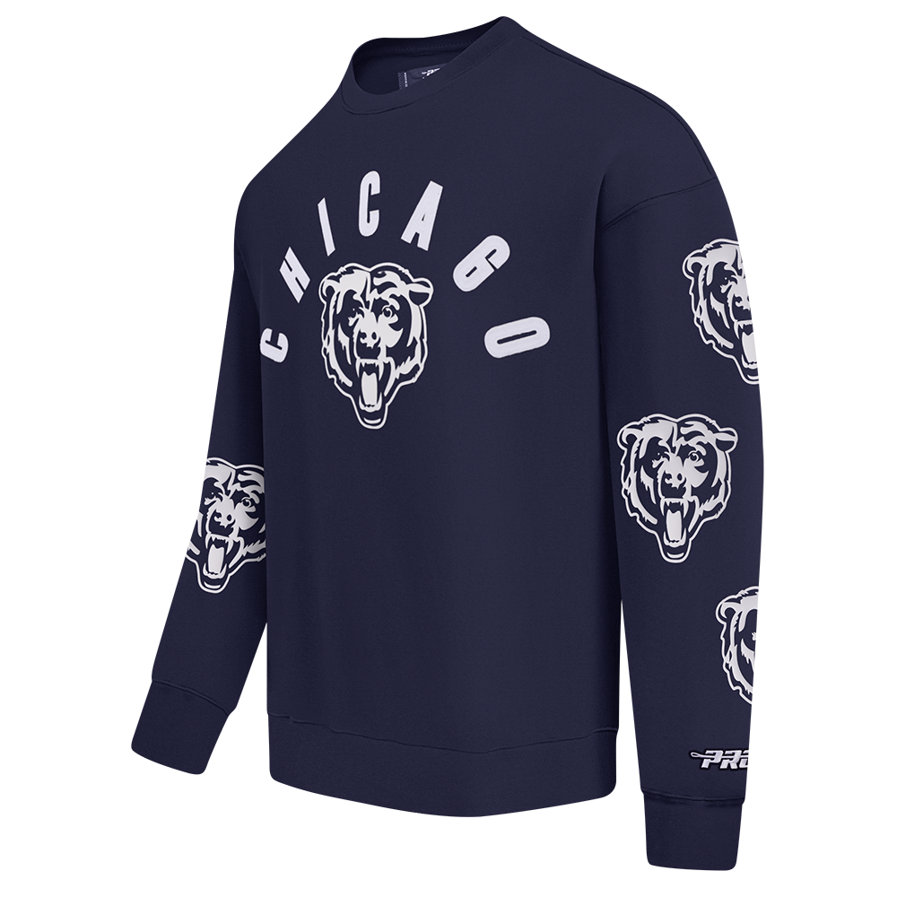 NFL CHICAGO BEARS CHANDAIL OUATÉ À COL ROND POUR HOMME (MARINE MINUIT)