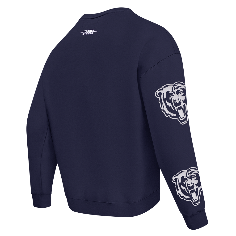 NFL CHICAGO BEARS CHANDAIL OUATÉ À COL ROND POUR HOMME (MARINE MINUIT)