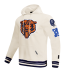 NFL CHICAGO BEARS RETRO CLASSICS CHANDAIL À CAPUCHON POUR HOMME (COQUILLE D'ŒUF/MARINE MINUIT)