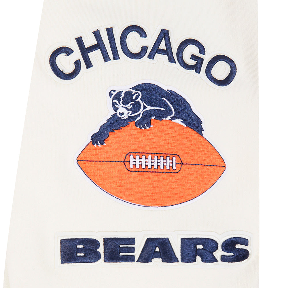 NFL CHICAGO BEARS RETRO CLASSICS CHANDAIL À CAPUCHON POUR HOMME (COQUILLE D'ŒUF/MARINE MINUIT)