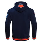 NFL CHICAGO BEARS RETRO CLASSIC MEN'S PULLOVER HOODIE (MIDNIGHT NAVY/ORANGE/MIDNIGHT NAVY)