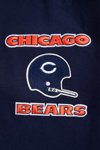 NFL CHICAGO BEARS RETRO CLASSIC MEN'S PULLOVER HOODIE (MIDNIGHT NAVY/ORANGE/MIDNIGHT NAVY)
