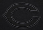 NFL CHICAGO BEARS NEUTRAL CHANDAIL À CAPUCHON EN MOLLETON À ÉPAULES TOMBANTES (NOIR)