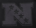 NFL CHICAGO BEARS NEUTRAL CHANDAIL À CAPUCHON EN MOLLETON À ÉPAULES TOMBANTES (NOIR)