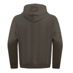 NFL CHICAGO BEARS NEUTRAL CHANDAIL À CAPUCHON À ÉPAULES TOMBANTES POUR HOMME (TAUPE FONCÉ)