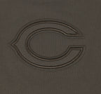 NFL CHICAGO BEARS NEUTRAL CHANDAIL À CAPUCHON À ÉPAULES TOMBANTES POUR HOMME (TAUPE FONCÉ)
