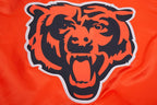 NFL CHICAGO BEARS BLOUSON EN SATIN À GRAND LOGO POUR HOMME (ORANGE)