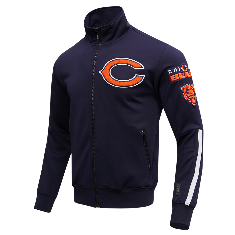 NFL CHICAGO BEARS CLASSIC MEN'S TRACK JACKET (MIDNIGHT NAVY)