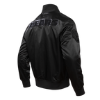 NFL CHICAGO BEARS TRIPLE BLACK BLOUSON EN SATIN POUR HOMME (TRIPLE NOIR HOMME)