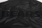 NFL CHICAGO BEARS TRIPLE BLACK BLOUSON EN SATIN POUR HOMME (TRIPLE NOIR HOMME)