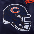 NFL CHICAGO BEARS SOUVENIR BLOUSON EN SATIN POUR HOMME (MARINE)