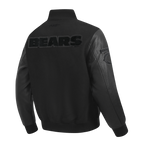 NFL CHICAGO BEARS TRIPLE BLACK MEN'S COAT (JET BLACK)