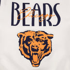 NFL CHICAGO BEARS ORIGINAL PLAYERS MEN'S VARSITY JACKET (EGGSHELL/ MIDNIGHT NAVY)