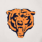 NFL CHICAGO BEARS ORIGINAL PLAYERS MEN'S VARSITY JACKET (EGGSHELL/ MIDNIGHT NAVY)