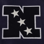 NFL CHICAGO BEARS ORIGINAL PLAYERS MEN'S VARSITY JACKET (EGGSHELL/ MIDNIGHT NAVY)