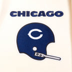NFL CHICAGO BEARS RETRO CLASSICS MANTEAU POUR HOMME (COQUILLE D'ŒUF/MARINE MINUIT)