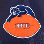 NFL CHICAGO BEARS RETRO CLASSICS MANTEAU POUR HOMME (COQUILLE D'ŒUF/MARINE MINUIT)