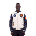 NFL CHICAGO BEARS RETRO CLASSICS MANTEAU POUR HOMME (COQUILLE D'ŒUF/MARINE MINUIT)