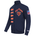 NFL CHICAGO BEARS ON TOP MEN'S TRACK JACKET (MIDNIGHT NAVY)