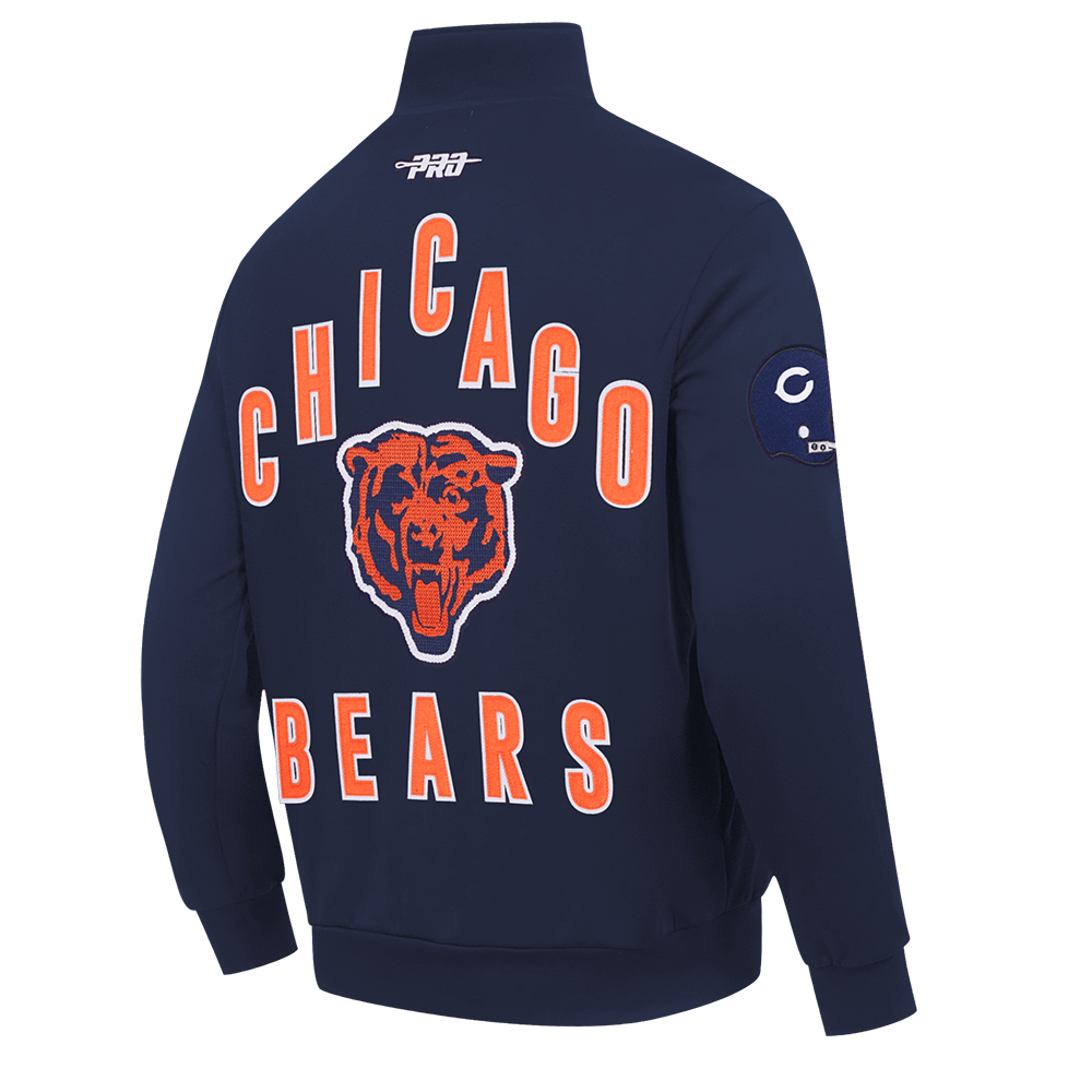 NFL CHICAGO BEARS ON TOP MEN'S TRACK JACKET (MIDNIGHT NAVY)