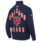 NFL CHICAGO BEARS ON TOP MEN'S TRACK JACKET (MIDNIGHT NAVY)
