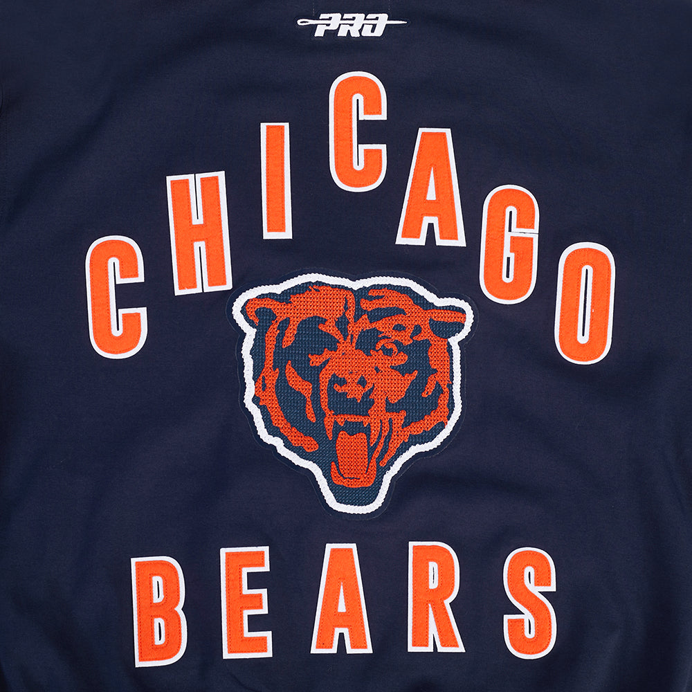 NFL CHICAGO BEARS ON TOP MEN'S TRACK JACKET (MIDNIGHT NAVY)