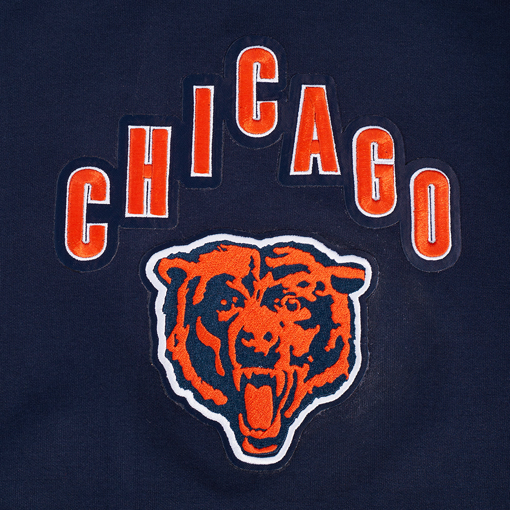 NFL CHICAGO BEARS ON TOP MEN'S TRACK JACKET (MIDNIGHT NAVY)