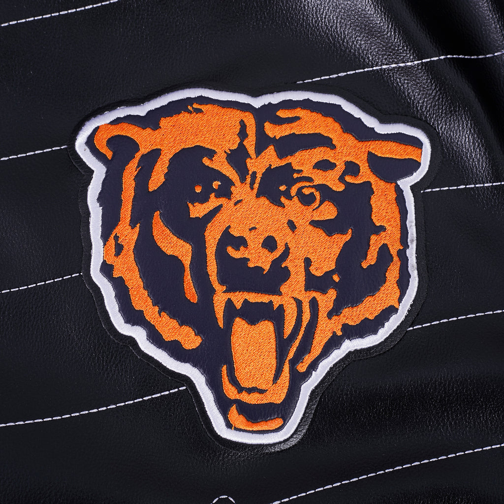 NFL CHICAGO BEARS PRO PREMIUM MEN'S COAT (BLACK)