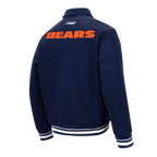 NFL CHICAGO BEARS CLASSIC CORDUROY MANTEAU POUR HOMME (MARINE MINUIT)