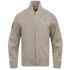 NFL CHICAGO BEARS NEUTRAL MEN'S  TWILL JACKET (TAUPE)