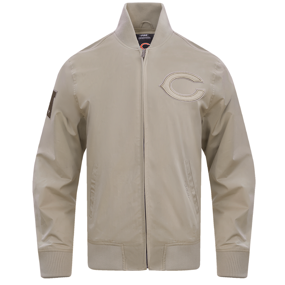 NFL CHICAGO BEARS NEUTRAL BLOUSON EN SERGÉ POUR HOMME (TAUPE)
