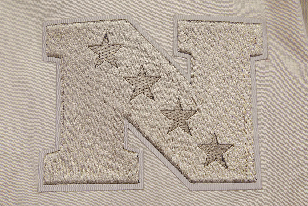 NFL CHICAGO BEARS NEUTRAL MEN'S  TWILL JACKET (TAUPE)
