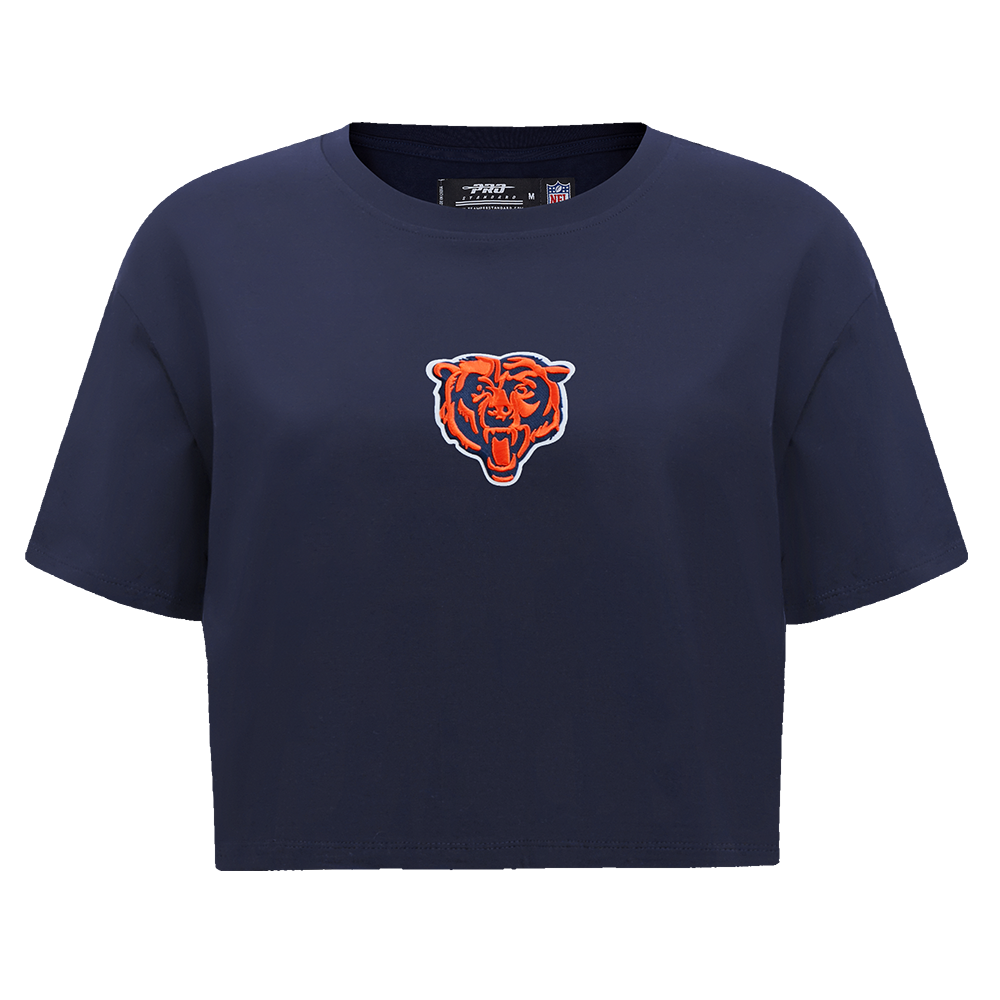 NFL CHICAGO BEARS WINGSPAN WOMEN'S SJ BOXY TEE (MIDNIGHT NAVY)