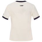 NFL CHICAGO BEARS ORIGINAL PLAYERS WOMEN'S S/S SLIM TEE (EGGSHELL/ MIDNIGHT NAVY)