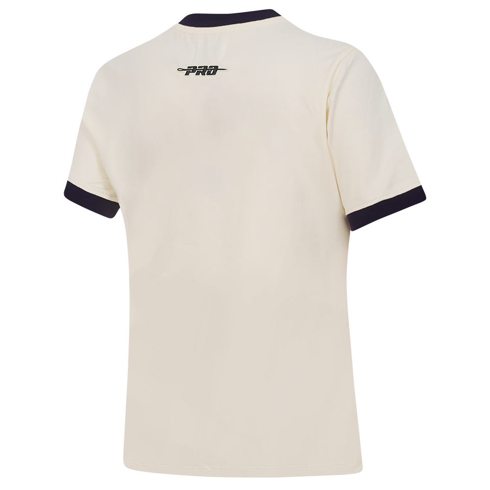 NFL CHICAGO BEARS ORIGINAL PLAYERS WOMEN'S S/S SLIM TEE (EGGSHELL/ MIDNIGHT NAVY)